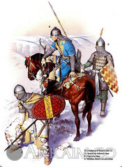 muslim turkish warriors Of The sultanate Of rc3bbm during The siege Of konya from The crusaders In 1205