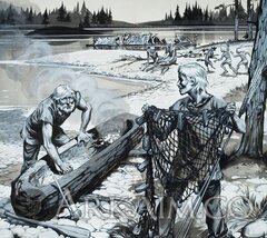 The forest people Of scandinavia