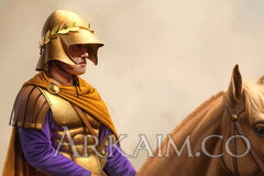 joan francesc oliveras pallerols companion cavalryman close Up