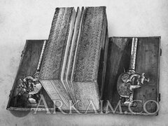 42 Fake book with Two flintlock